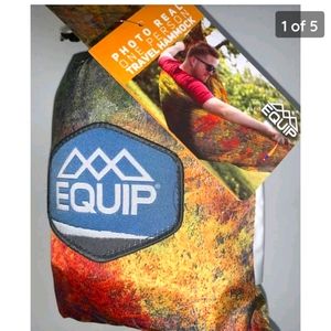 EQUIP 1-Person Travel Hammock Colorful Leaves NEW w/ Tags